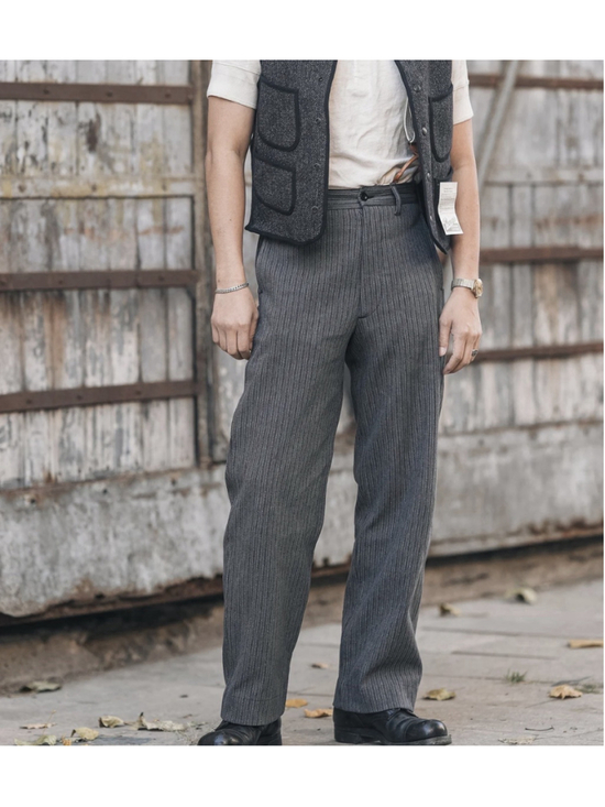 Bronson Mfg Other - Lot 931 Black & Gray Stripe Pants W30